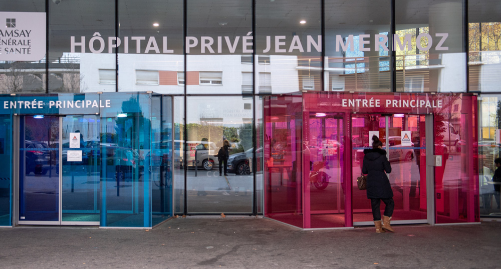 Entrée Hôpital prive Jean Mermoz